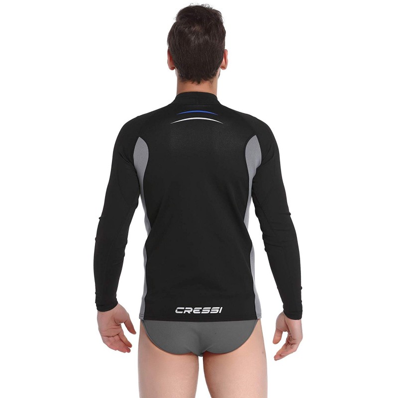 Cressi Blu/Nero S TG. S/2 Cressi XLW495202 48 T-Shirt Termica Maniche Corte Uomo 