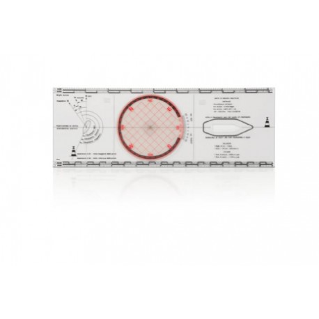 MICRON TRACCIATORE DI ROTTA IN PLEXIGLASS N.178