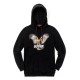 IUTER FALCON HOODIE BLACK