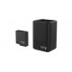 GOPRO ACCESSORI - CARICABATTERIE DOPPIO+BATTERIA
